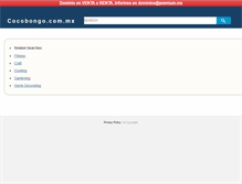 Tablet Screenshot of galeria.cocobongo.com.mx