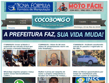 Tablet Screenshot of cocobongo.com.br